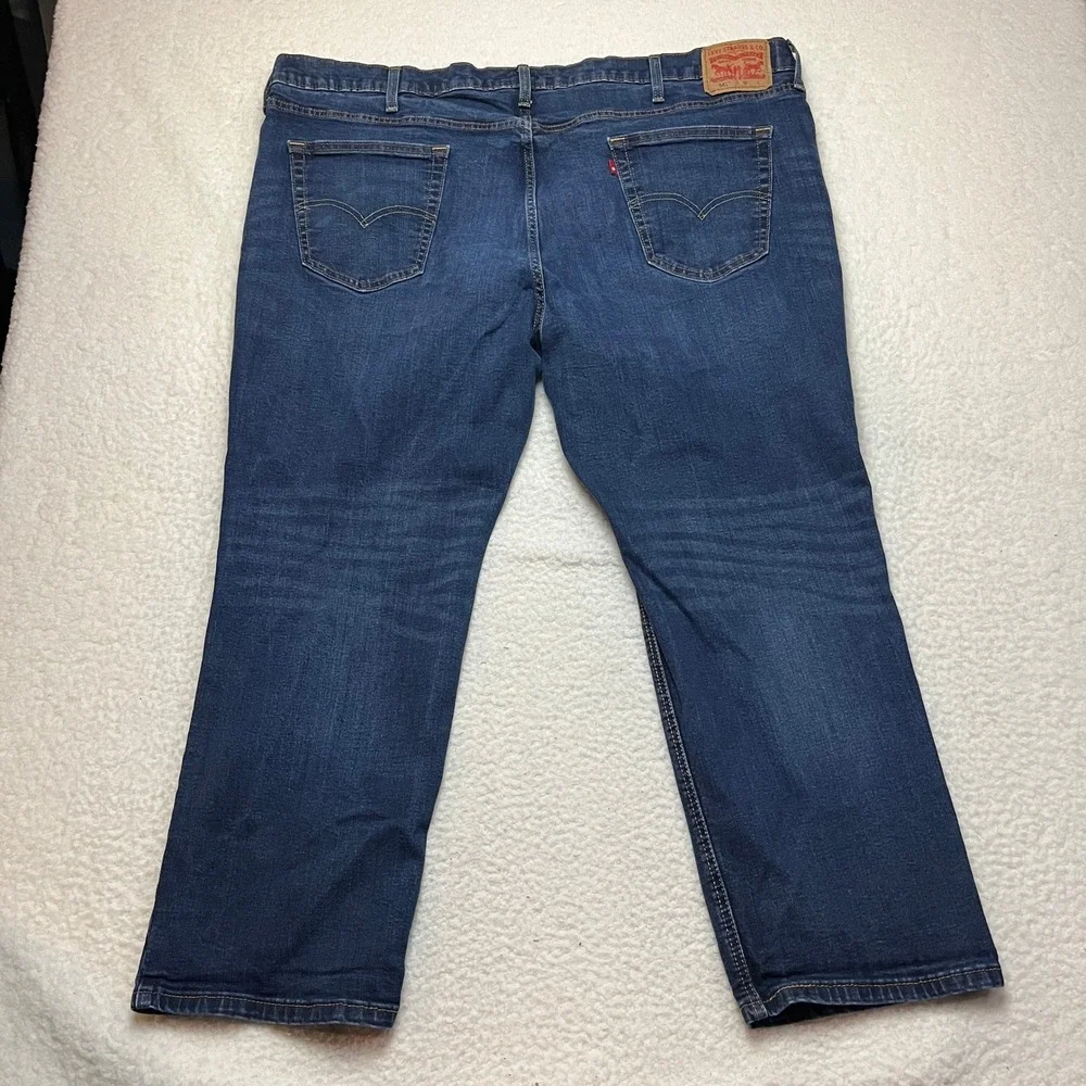 Levi's‎ Jeans Mens 50x30 Blue 541 Athletic Taper Dark Wash Stretch Denim 5354
